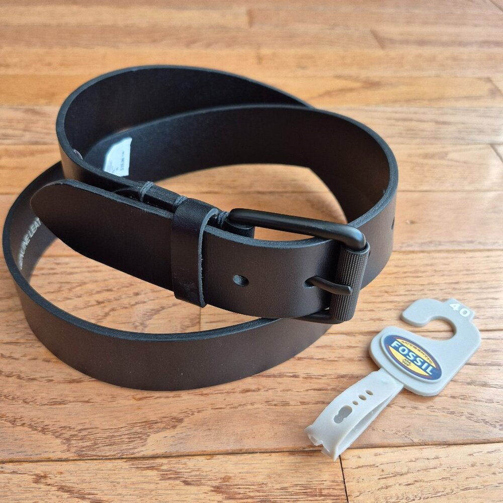 Fossil Men's Dempsey Belt Black 40